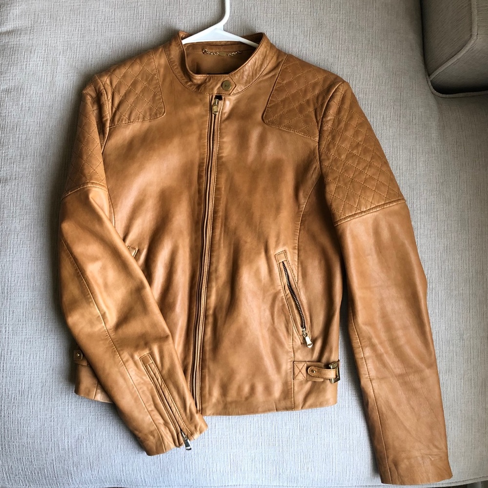 BOD & CHRISTENSEN genuine natural leather jacket